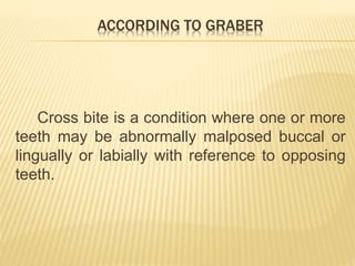 Scissor bite PPT