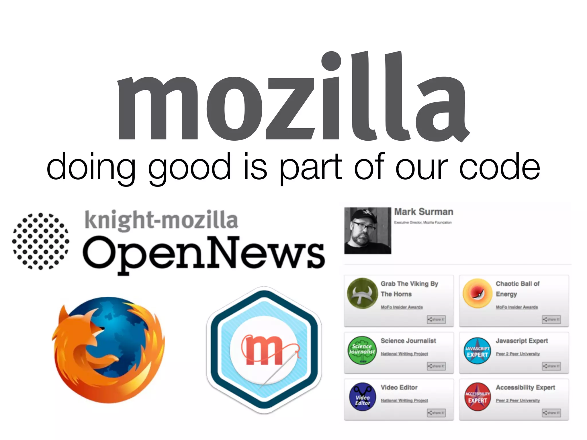 doing good is part of our code
 