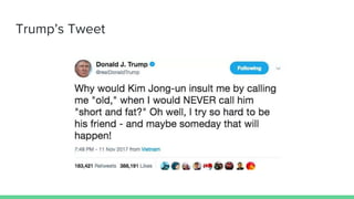 Trump’s Tweet
 