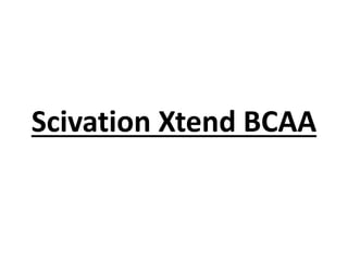 Scivation Xtend BCAA
 