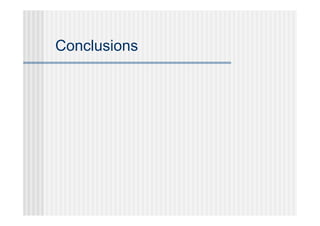 Conclusions
 