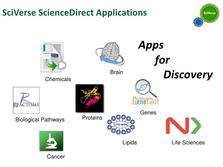 Sciverse ScienceDirect 30 life science solution Apps in 30 minutes