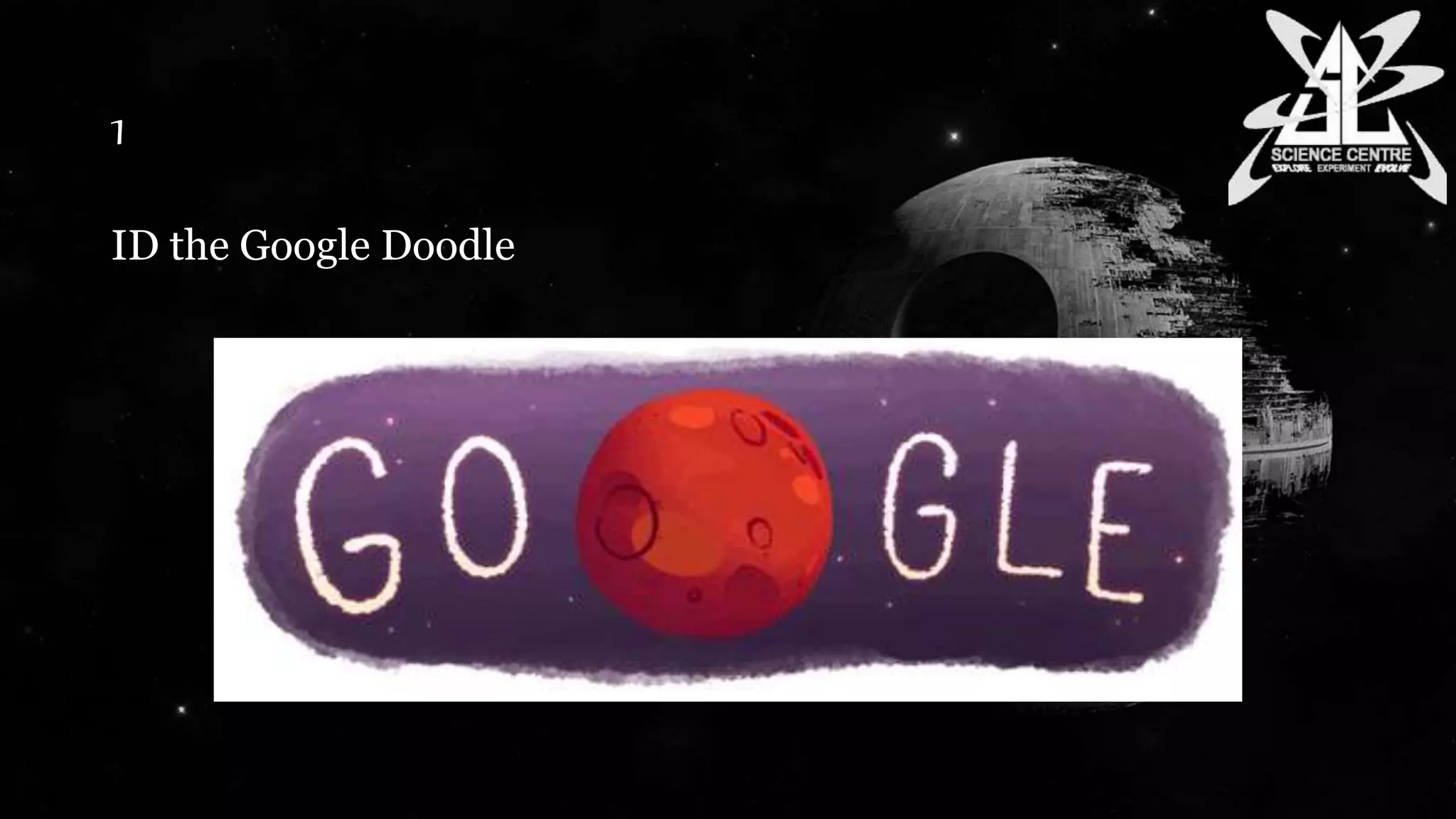 1
ID the Google Doodle
 