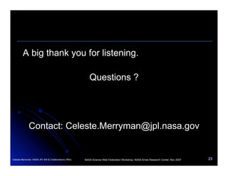 InsideNASA  Usability Study