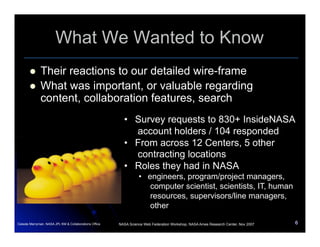 InsideNASA  Usability Study