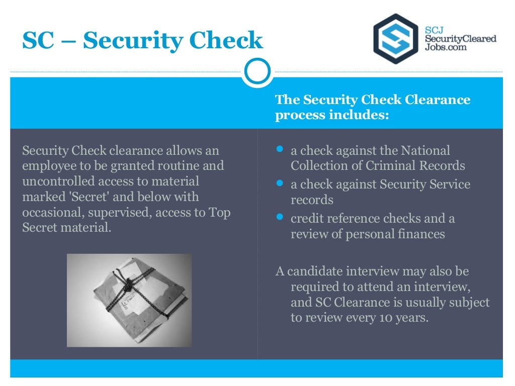 UK security clearance types