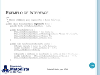 Exemplo UML de classe abstrata131Guia de Estudos para SCJA