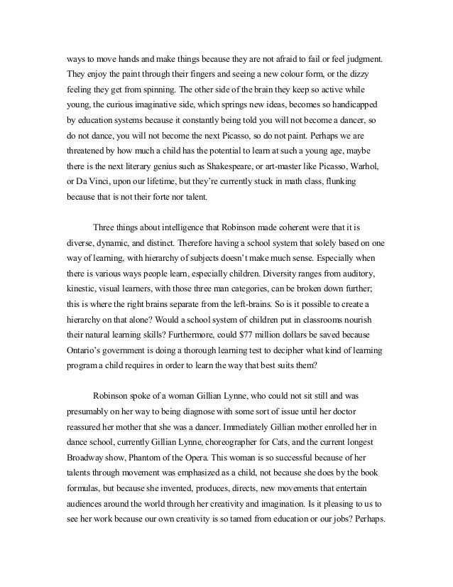 opinion essay samples