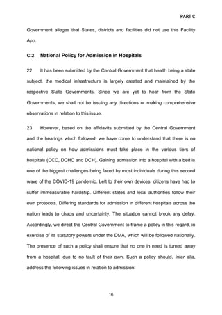 PART C
16
Government alleges that States, districts and facilities did not use this Facility
App.
C.2 National Policy for ...