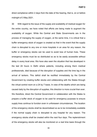 PART D
30
direct compliance within 2 days from the date of the hearing, that is, on or before
midnight of 3 May 2021.
30 W...