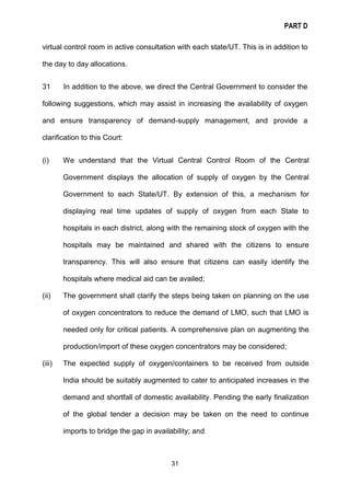 PART D
31
virtual control room in active consultation with each state/UT. This is in addition to
the day to day allocation...