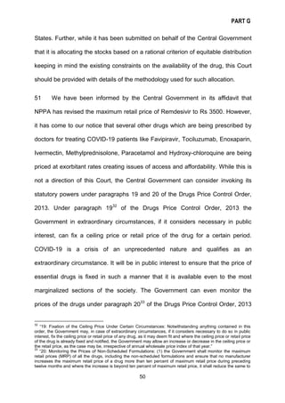 PART G
50
States. Further, while it has been submitted on behalf of the Central Government
that it is allocating the stock...