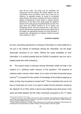 PART I
57
don't kill the rulers. The kings and the presidents, the
bureaucrats and the bosses, the military leaders and th...