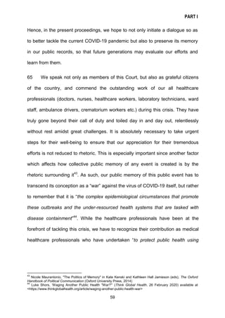 PART I
59
Hence, in the present proceedings, we hope to not only initiate a dialogue so as
to better tackle the current CO...