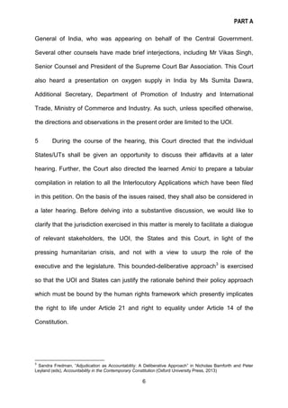 PART A
6
General of India, who was appearing on behalf of the Central Government.
Several other counsels have made brief i...