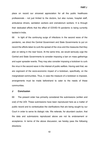 PART J
62
place on record our sincerest appreciation for all the public healthcare
professionals - not just limited to the...