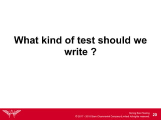 Part 2 :: Spring Boot testing | PDF