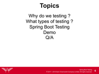 Part 2 :: Spring Boot testing | PDF