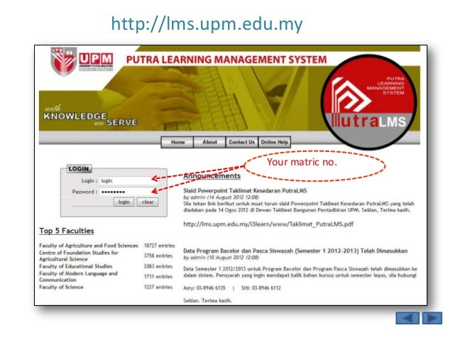 About Scl Putralms And Teaching Assessment