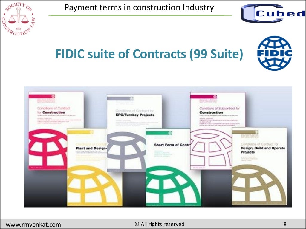 Payment terms in construction industry