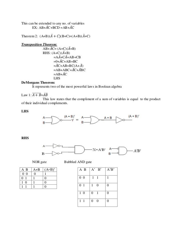 Switching circuits and logic design