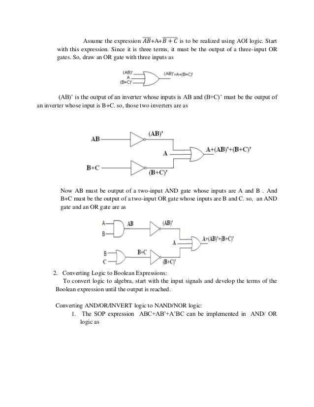 Switching circuits and logic design