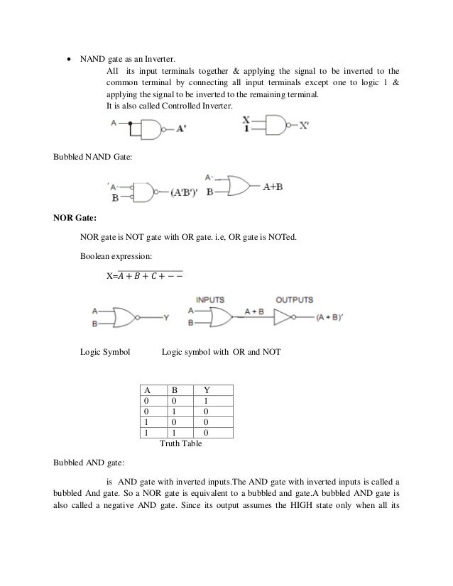 Switching circuits and logic design