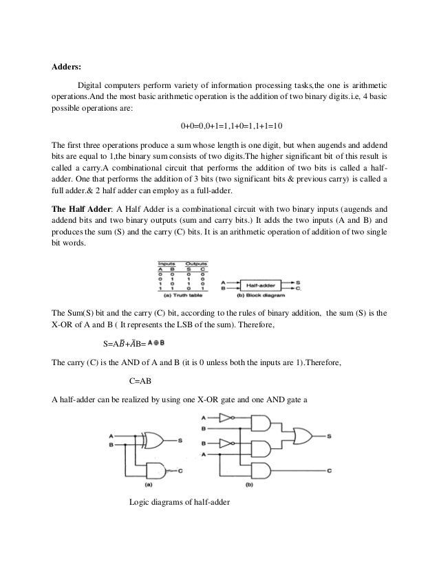 Switching circuits and logic design
