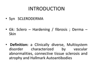 Scleroderma by aseem | PPTX