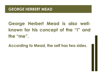 George Herbert Mead | PPT