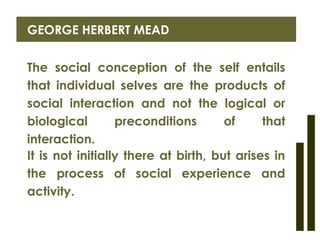 George Herbert Mead | PPT