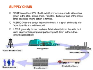 levis jeans supply chain management