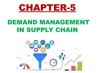 CHAPTER-5
DEMAND MANAGEMENT
IN SUPPLY CHAIN
4
 