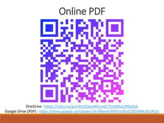 OneDrive : https://1drv.ms/p/s!ArzCQwsWFznqh75inAYfuscft9abSA
Google Drive (PDF) : https://drive.google.com/open?id=0BwnH34YiUv2Ra21BZGN4U01zRUU
Online PDF
 