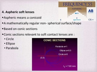 Various Soft Contact Lens- designs and their indications | PPTX