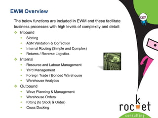 Used by major companies across the globe, Rocket is highly regarded for its professionalism, knowledge and expertise. With a proven track record of successfully delivering practical and effective resultsRocket’s core SAP capabilitiesMethodologyRocket PacksInnovation and R&D