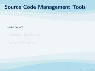 Source Code Management tools | PPT