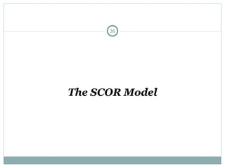 The SCOR Model 
