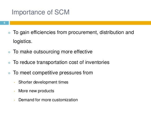 Supply Chain Management