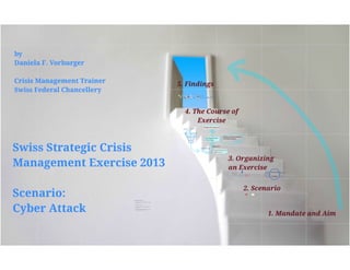 OECD Strategic Crisis Management Workshop, presentation by Daniela Vorburger, Deputy Chief for Strategic Exercises