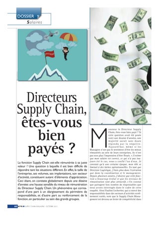 Dossier : Directeurs Supply Chain, êtes-vous bien payés ?
