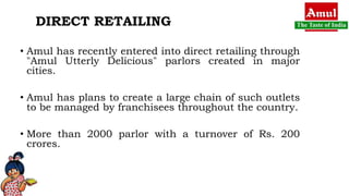 SALES AND CHANNEL MANAGEMENT OF AMUL | PPTX