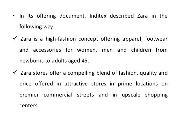 Zara case study supply chain management ppt