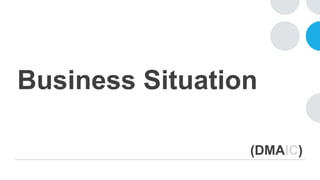 (DMAIC)
Business Situation
 