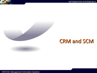 CRM and SCM 