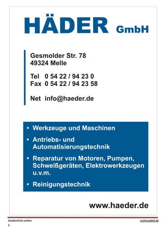 2
StadionEcho online scmFussball.de
 