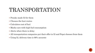 Supply Chain Management Of Pepsi company | PPTX