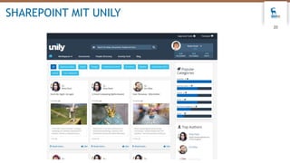 SHAREPOINT MIT UNILY
20
 