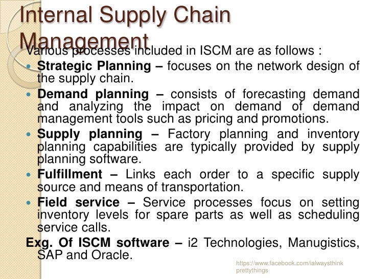 Supply Chain Management and IT