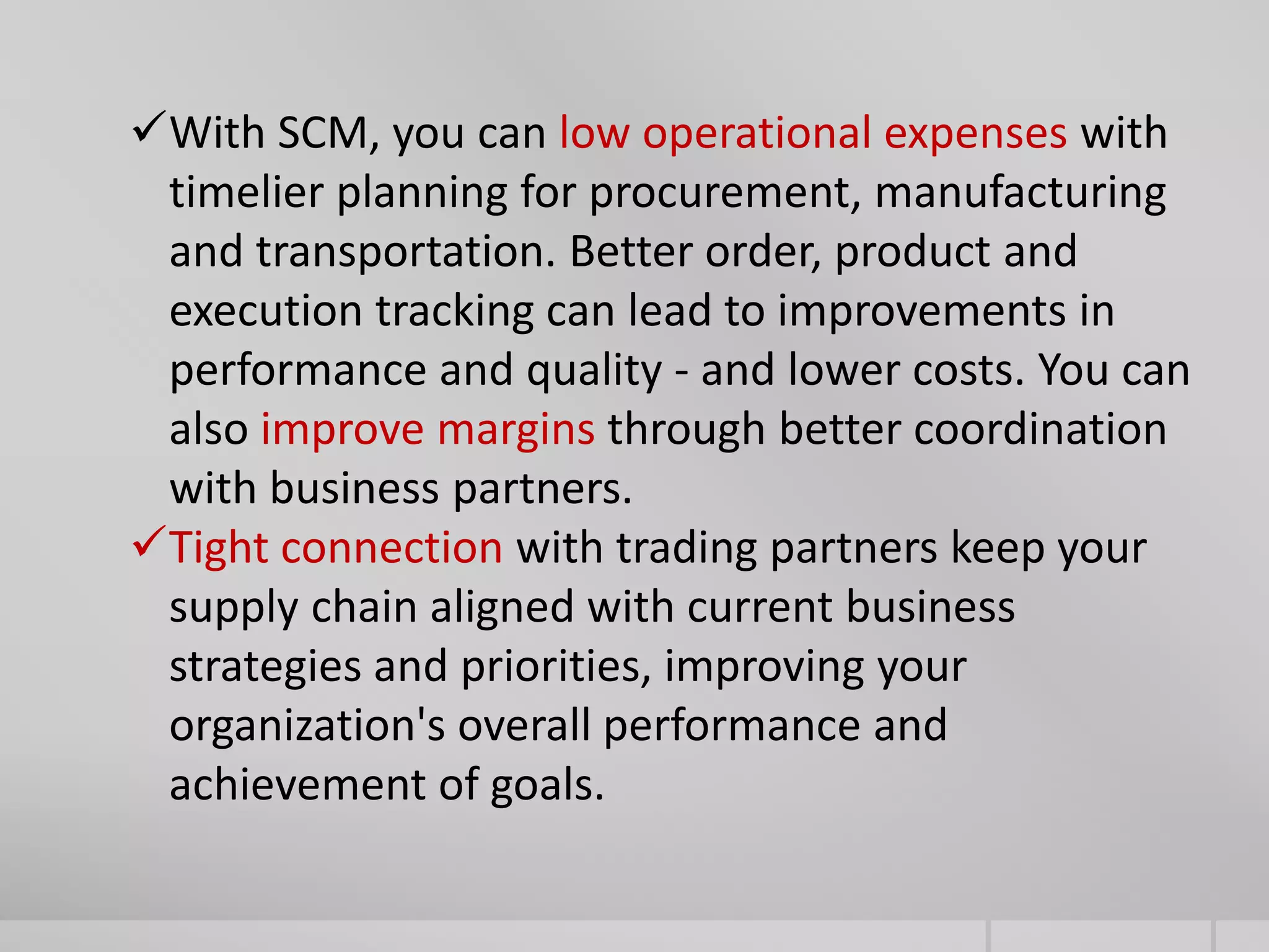 A presentation on Supply Chain Management | PPTX